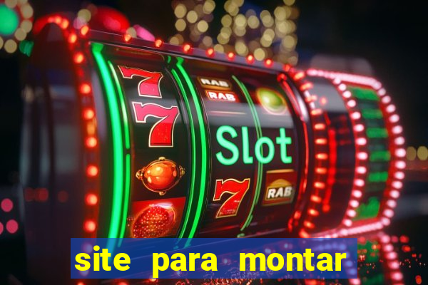 site para montar time de futebol